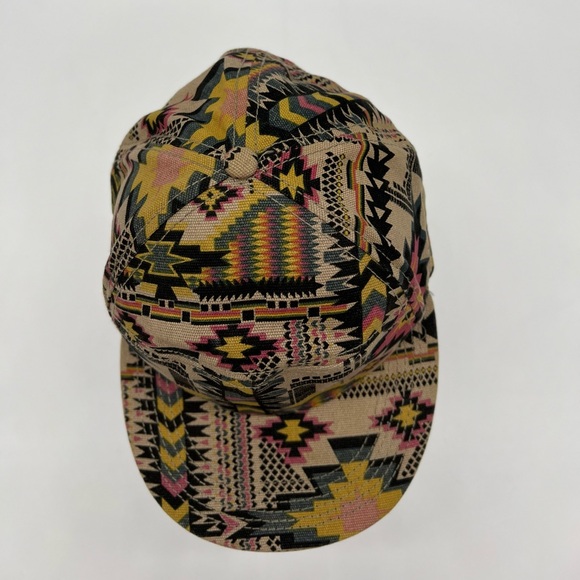 21 Men Hat Cap Strap Back Aztec Southwestern Abstract Design - Picture 3 of 13